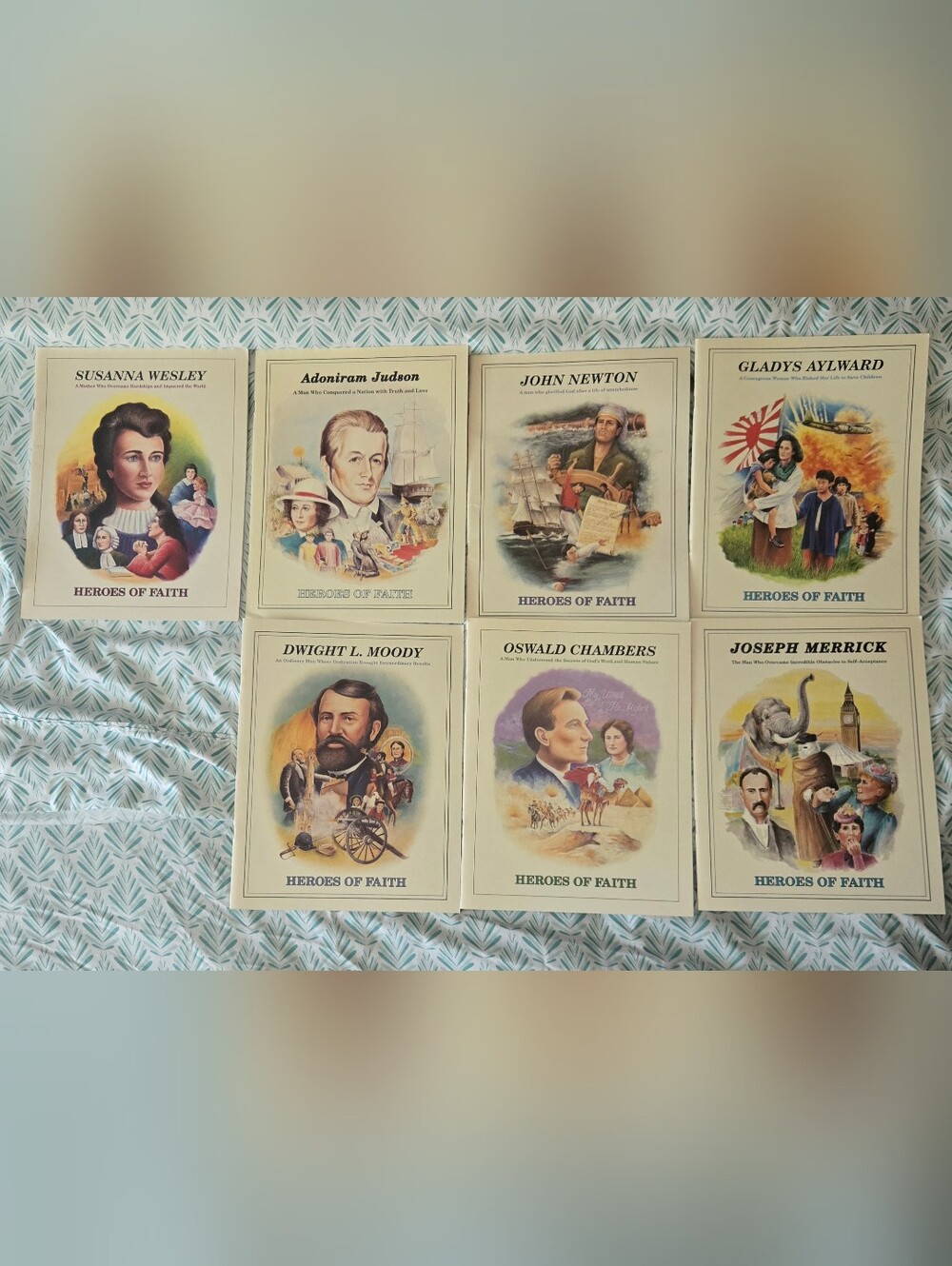 Heroes of Faith Illustrated Biographies (Set of 7)